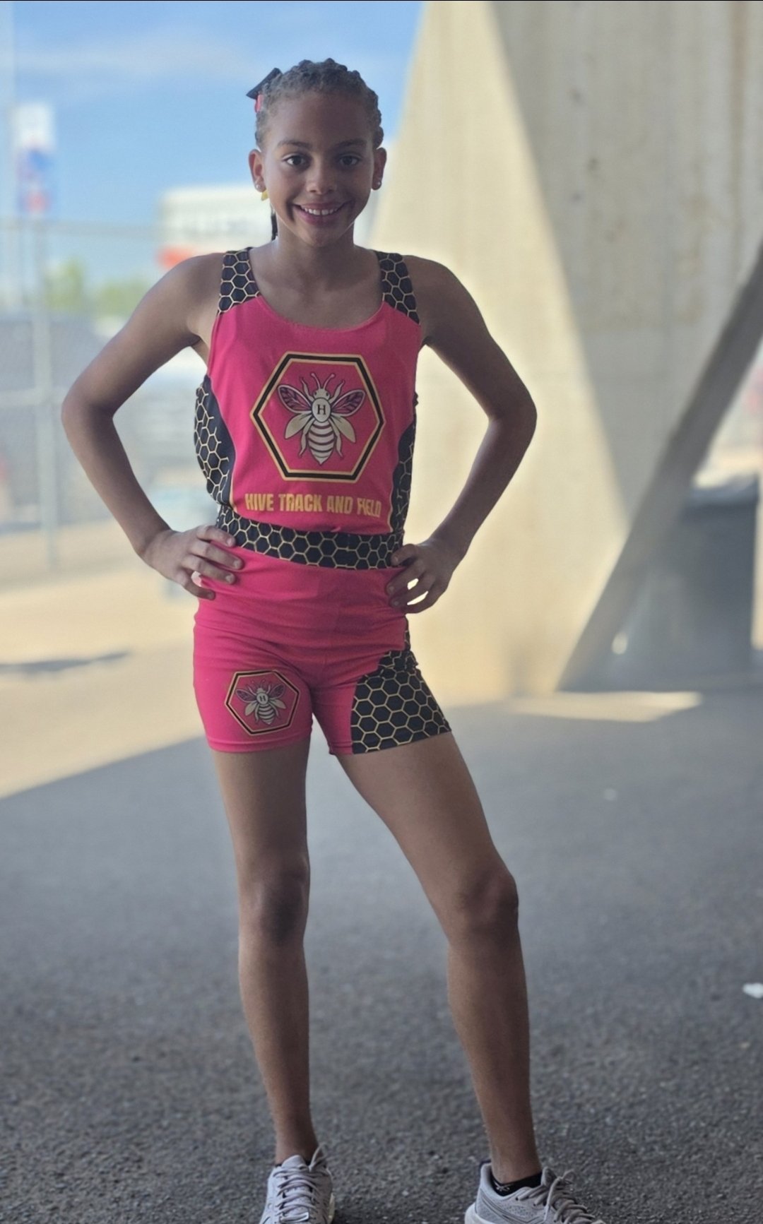 Ali in her HIVE uniform